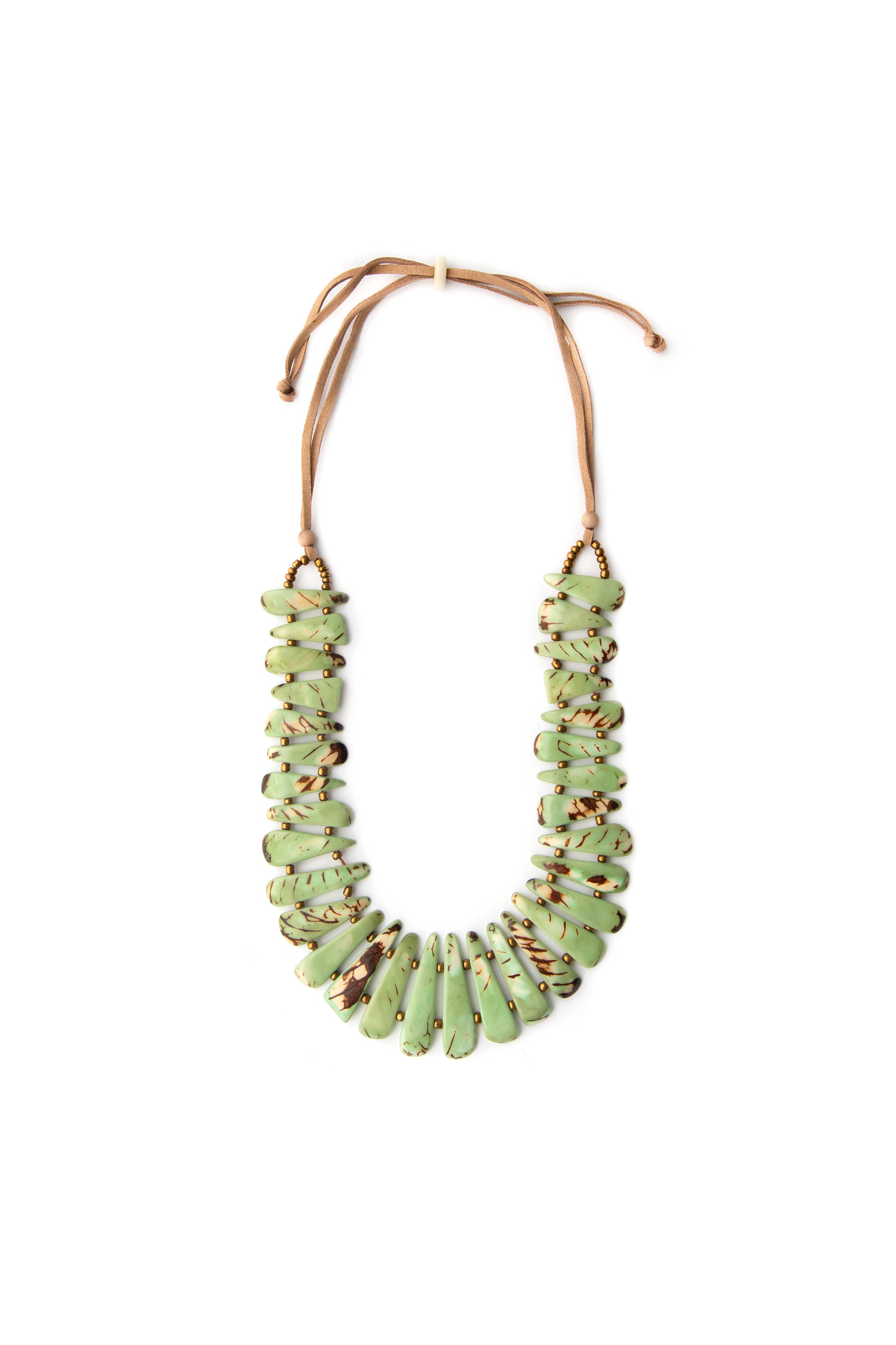 Organic Tagua Jewelry – Engroshandel Perlehalskæde – Ursula halskæde1