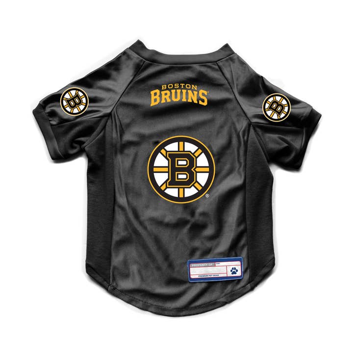 NHL Boston Bruins Pet Stretch Jersey for wholesale by Little Earth Productions