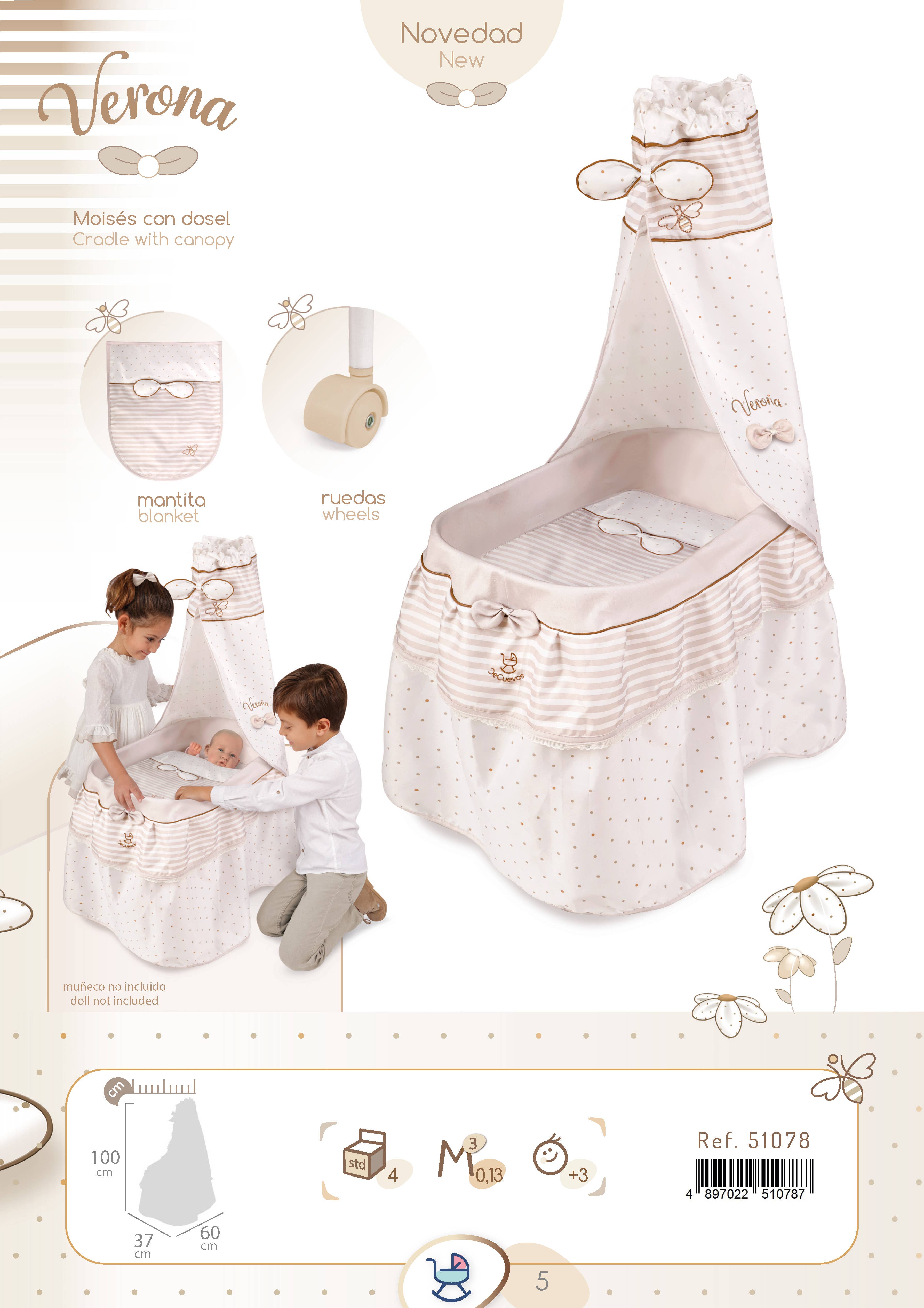 DeCuevas Toys - Wholesale Doll Accessory Kit - Kids - 51078 MOISES FOR “VERONA” DOLLS2