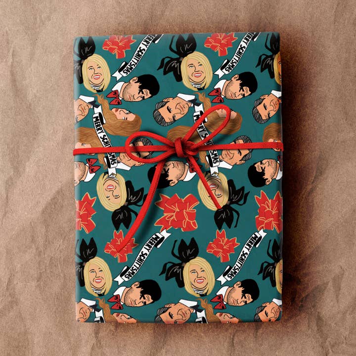 Merry Schittsmas inpakpapier voor wholesale door Mother of the Moon