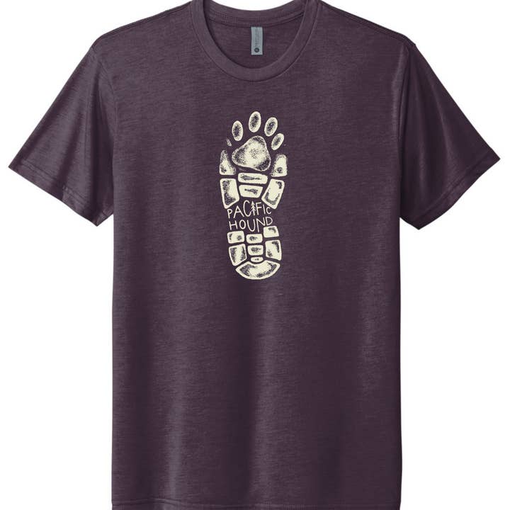 Vandringskänga T-shirt- Vintage Lila för wholesale av Pacific Hound