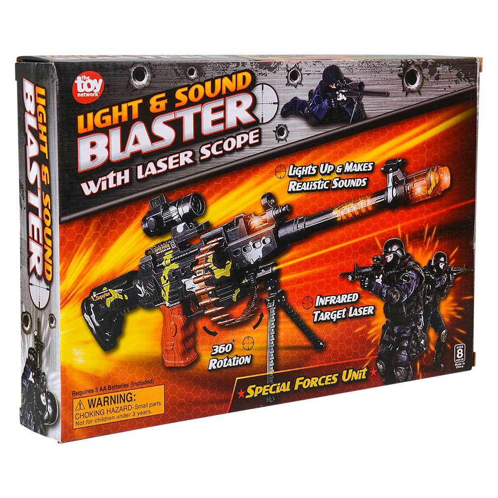 La Luna Bella - Toys - Wholesale Light-Up Toy - Kids & Baby - LIGHT-UP MACHINE GUN W/SCOPE LLB Light-up Toys3