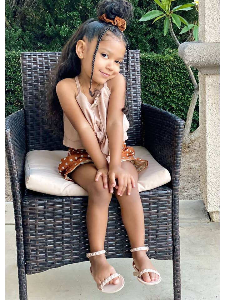 Shoes By Alexandria Brandao – Großhandel Sandalen – Kinder – Aria Nude Beige Jelly Kinder-Sandalen für Mädchen3