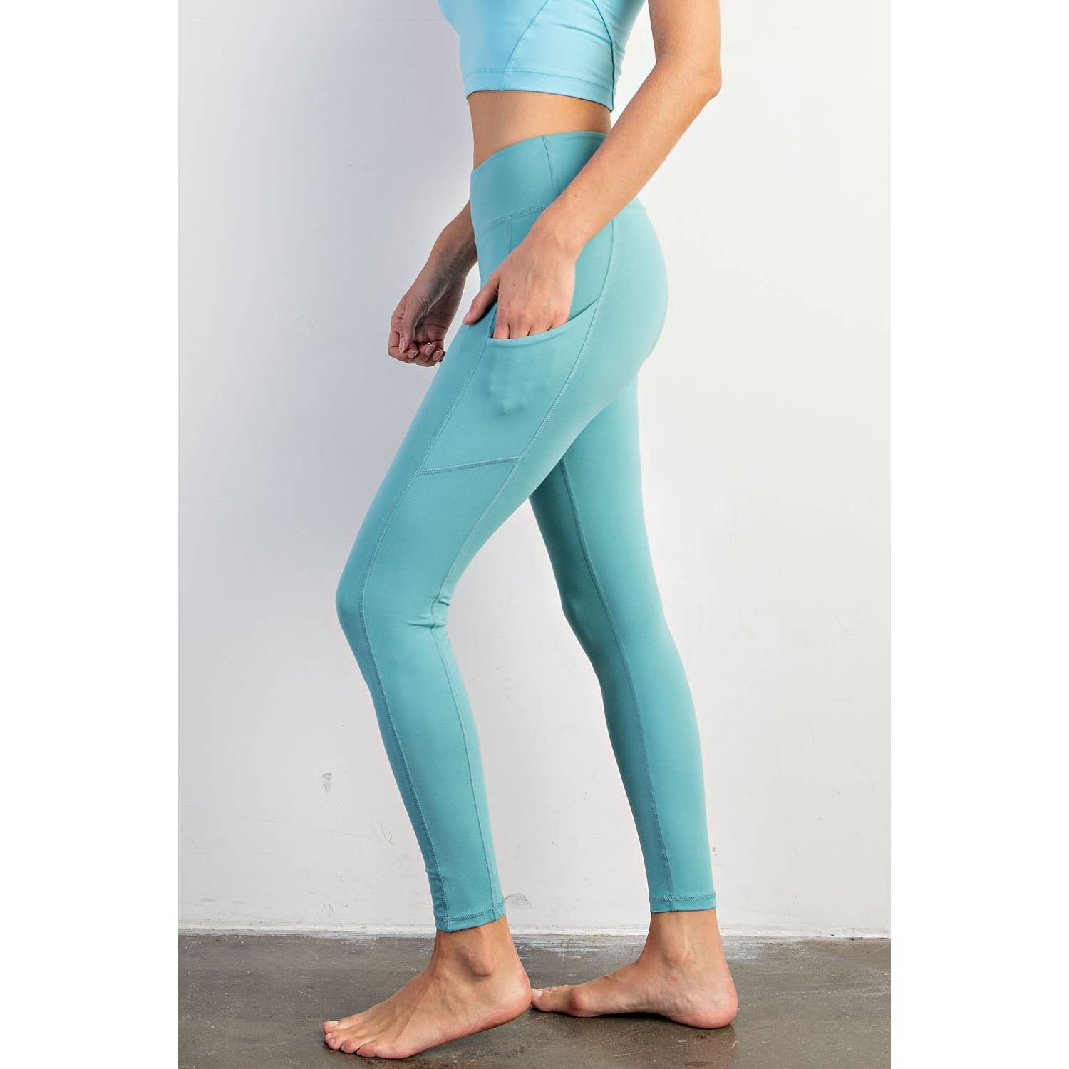 Rae Mode - Wholesale Athletic/Lounge Leggings - Women's - BUTTER BASIC LEGGING WITH POCKETS34