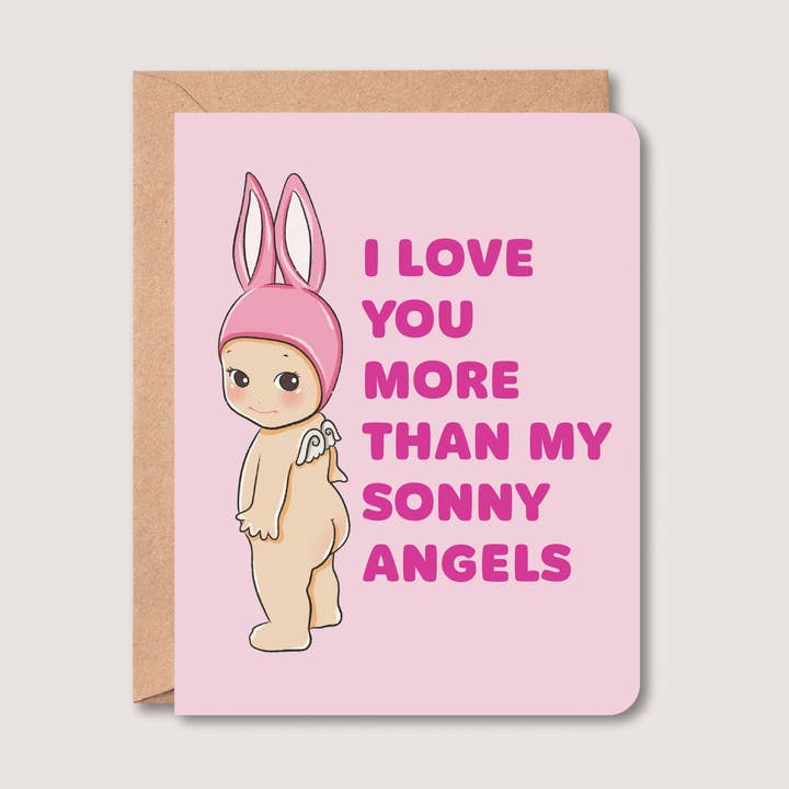 Jag älskar dig änglakort för wholesale av Little Willow