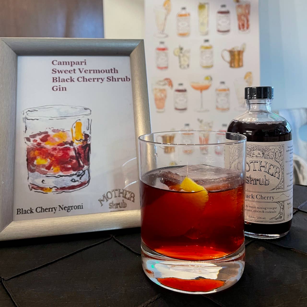 MOTHER shrub - Wholesale Cocktail Mix/Syrup - MOTHER shrub Black Cherry2