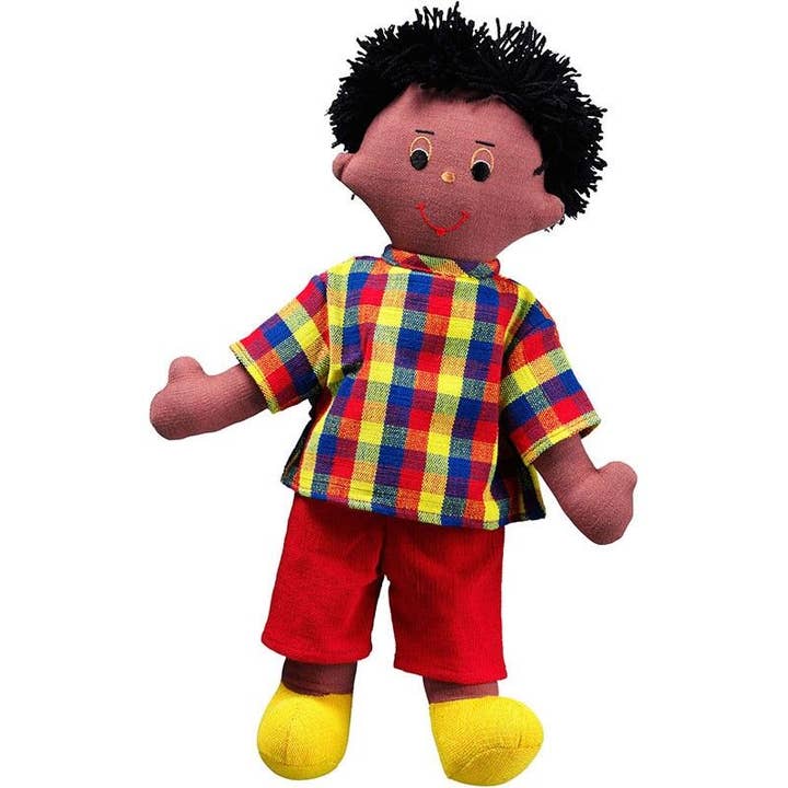 Dad Doll - Schwarze Haut Schwarze Haare für den Großhandel von Lanka Kade Fairtrade