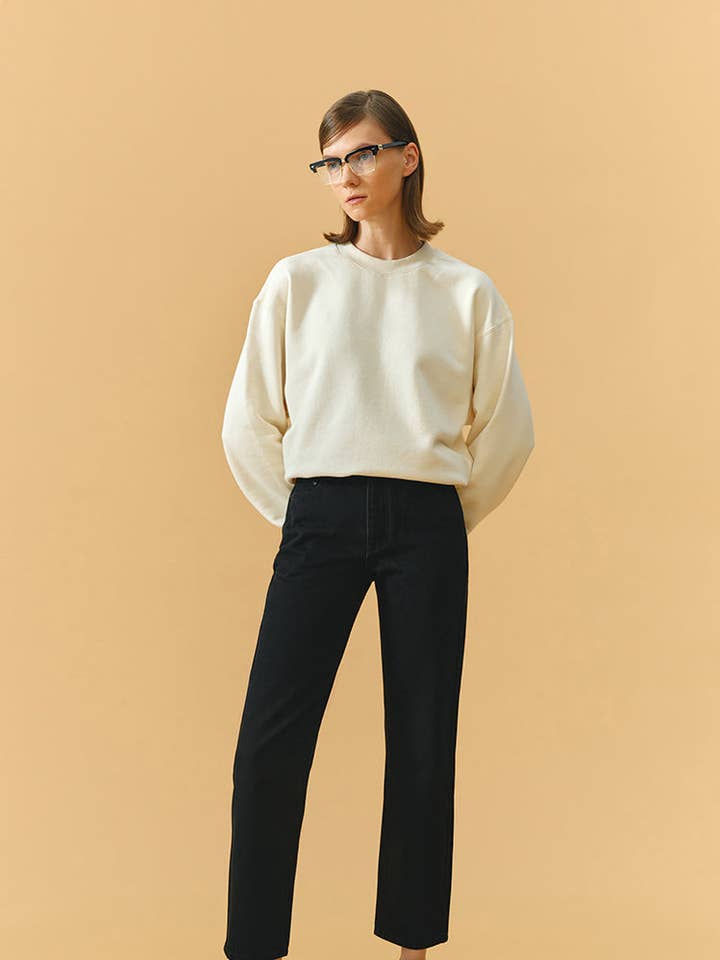 Chelsea High Rise Straight Crop Jeans voor wholesale door Hey Joanie