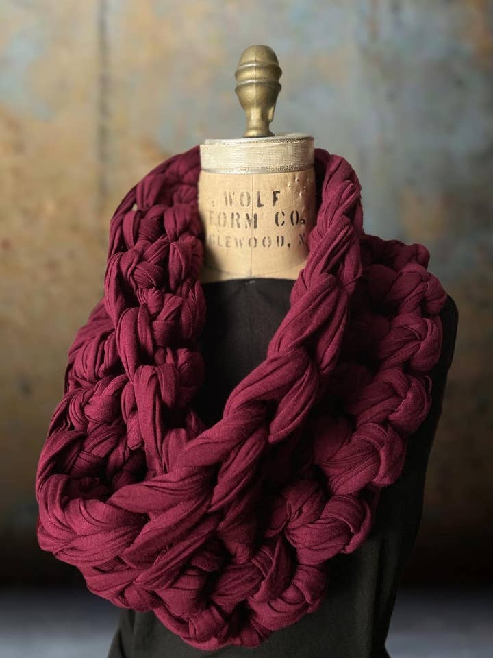 9" Cooling compression scarf, Infinity Scarf, weighte for wholesale by Bean & Dot