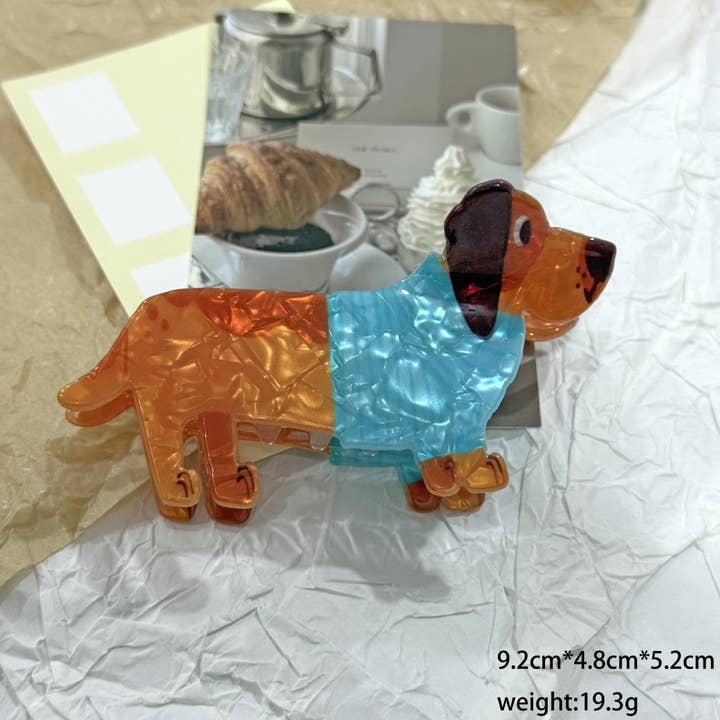 SoapElenGlen - Wholesale Hair Clip - Women's - Playful Cat & Dog Animal Pet - Inspired Hair Clips0