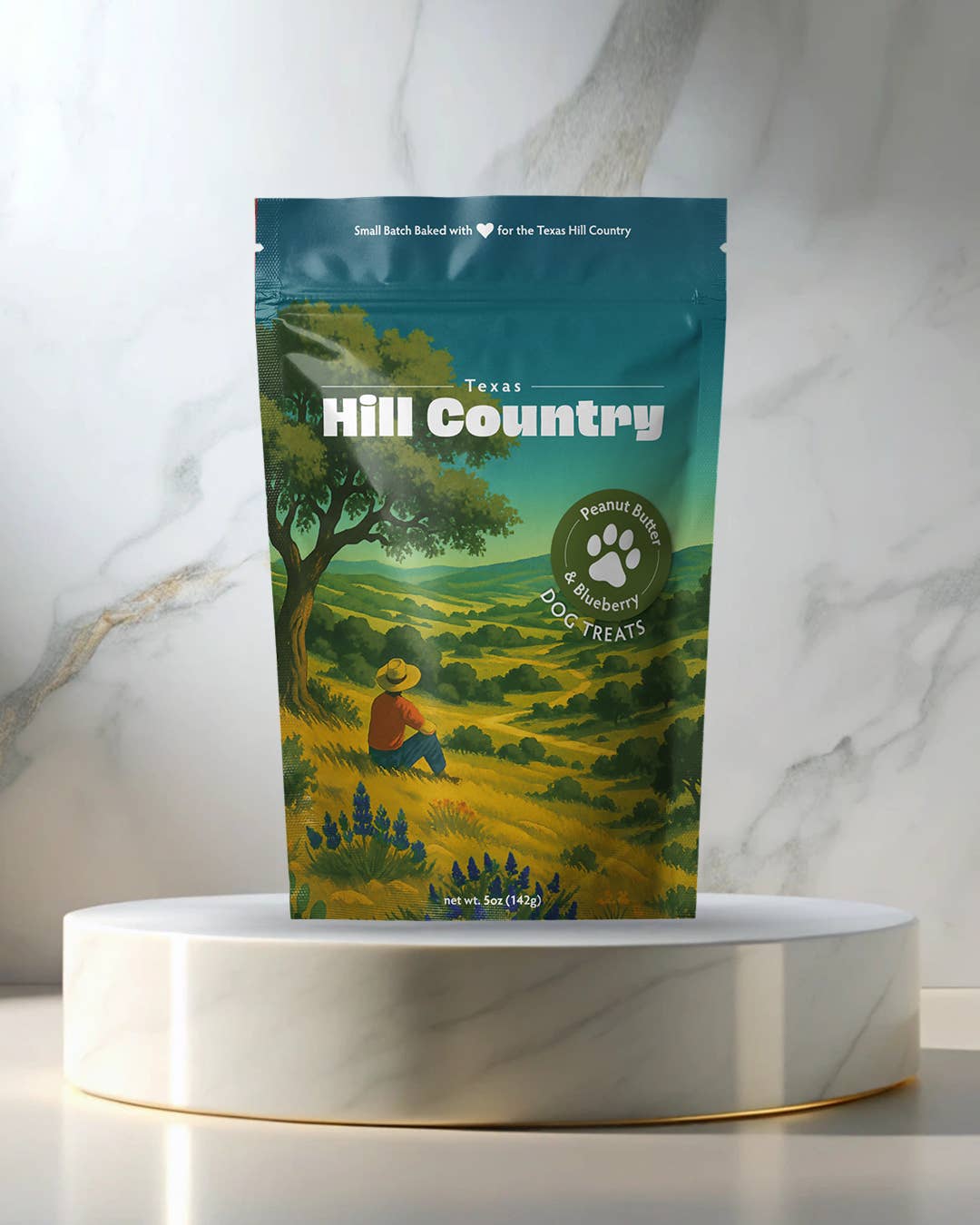 Neoteric Brands - Wholesale Pet Treats - Dog - Texas Hill Country Souvenir Dog Treats - 5oz Small-Batch