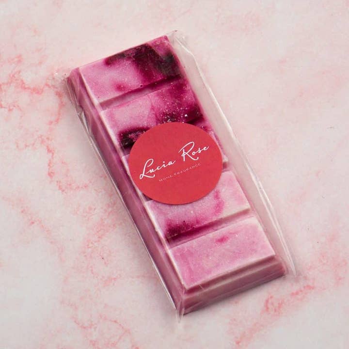 Cire fondante Cherry Bakewell - Barre à pression 50 g pour la vente par Lucia Rose