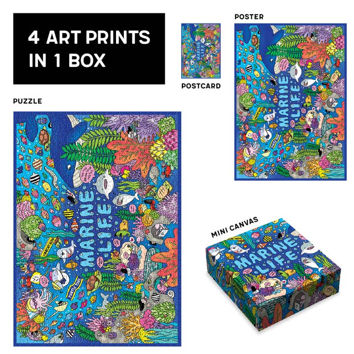 SOONNESS - Vente Puzzle – adulte - Vie marine3