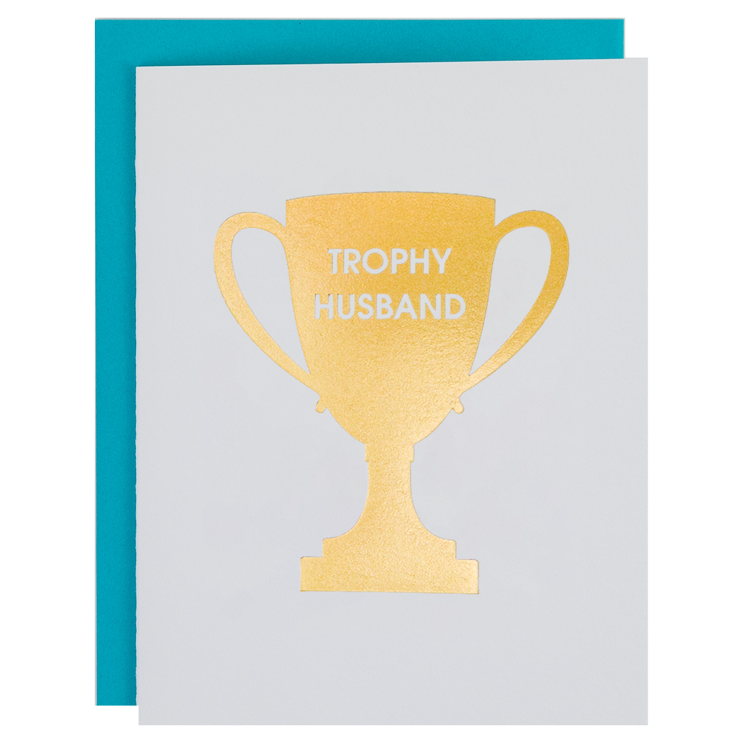 Chez Gagné – wholesale Love card – Trophy Husband - Love | Anniversary | Valentine - For Husband Card0