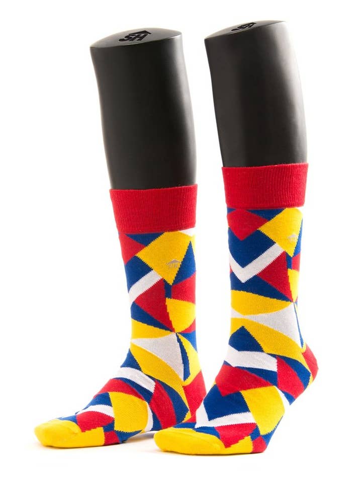 Geometric Designed Socks for wholesale by CalzeMie