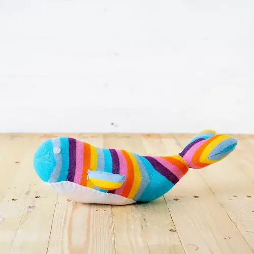 Sock Creatures - Wholesale DIY Craft Kit - Kids - Sock Whale Craft Kit1