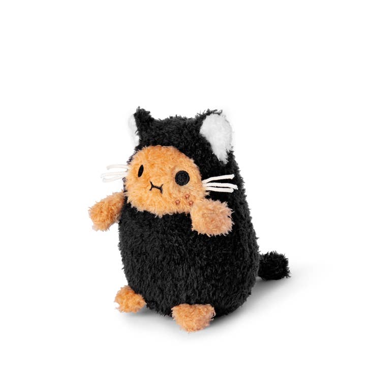 Noodoll - Wholesale Stuffed/Plush Toy - Kids & Baby - Mini Sitting Plush Toy - Black Cat Ricespud - Cat Potato