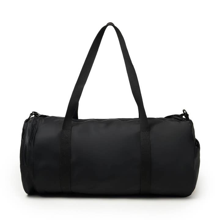 All Black Luton Duffel in Black Nylon for wholesale by ORI London