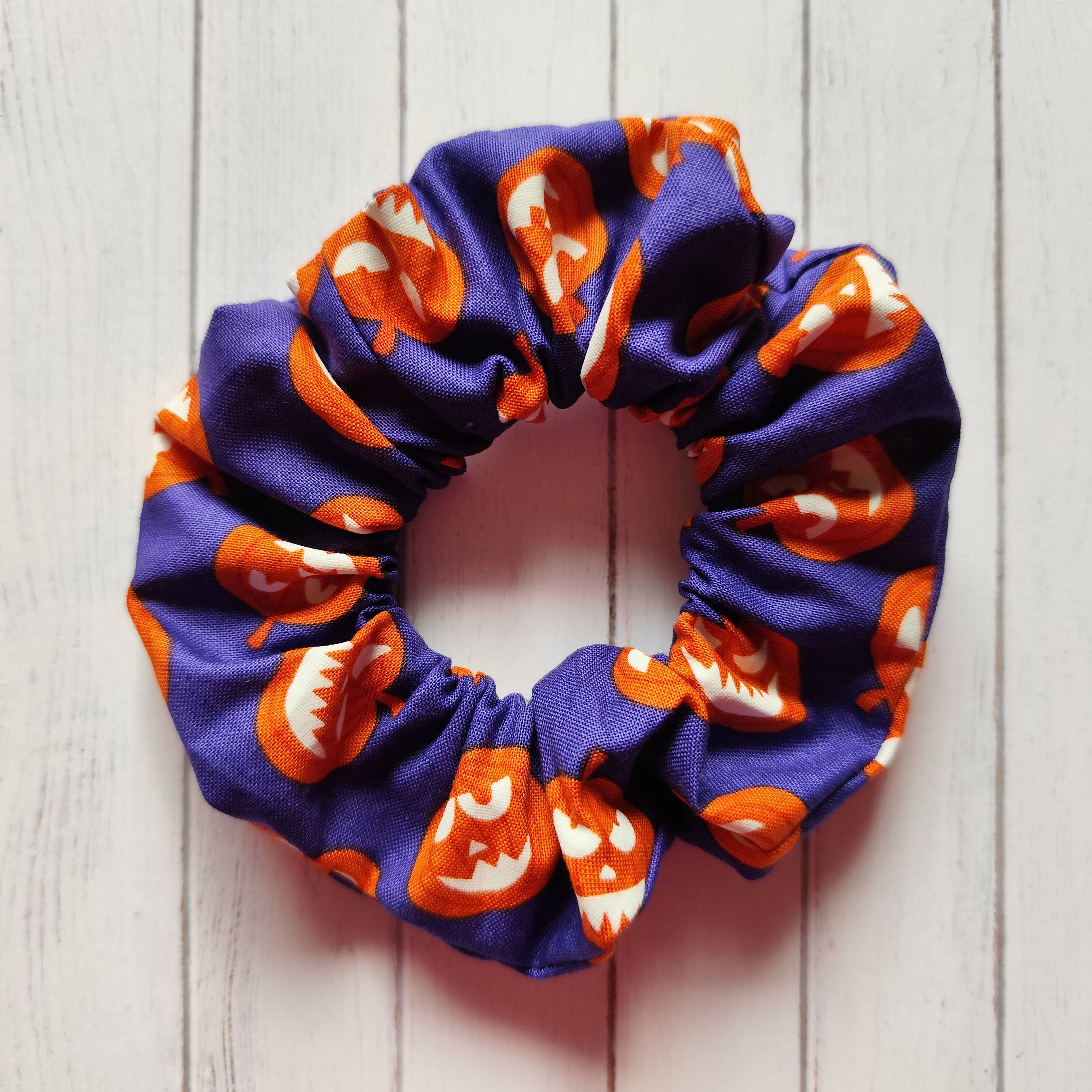 Hannah and me - Vente Chouchou – femme - Chouchou d'Halloween Glow in the Dark, cadeau en forme de citrouille