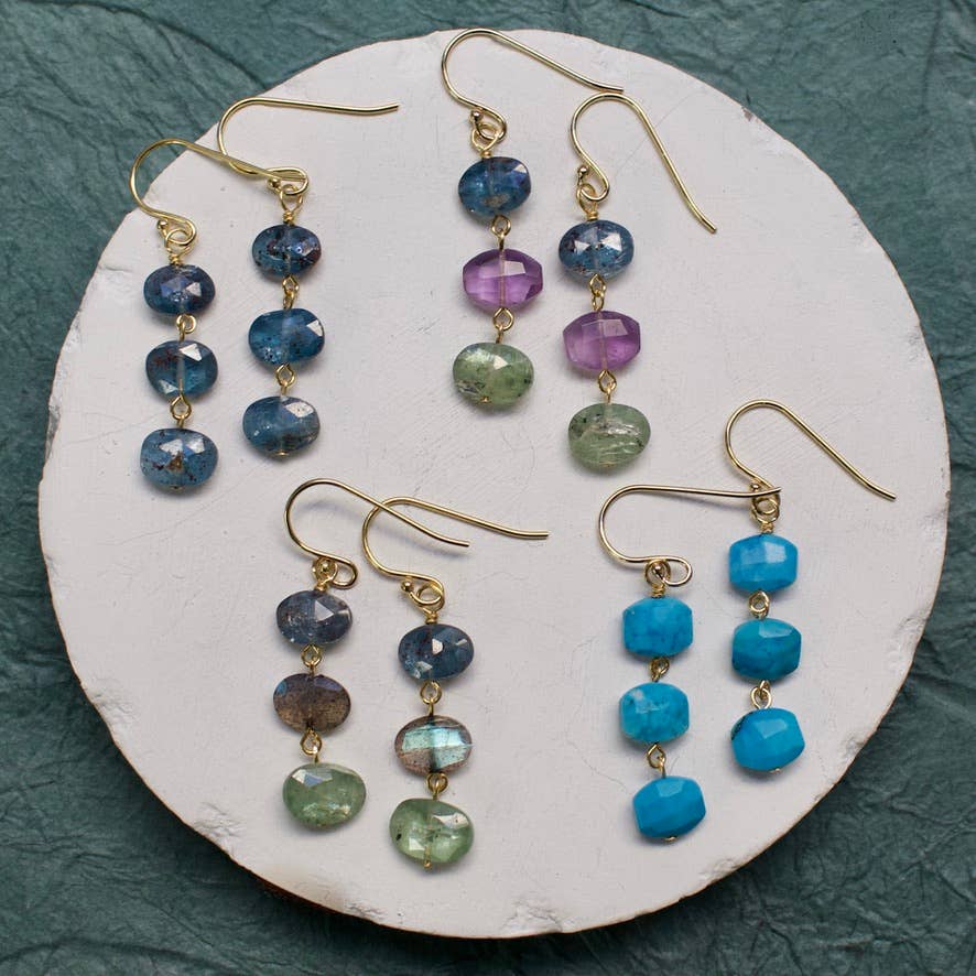 a.v. max - Venta al por mayor Pendientes colgantes - Pendientes Mini Semi Stack16