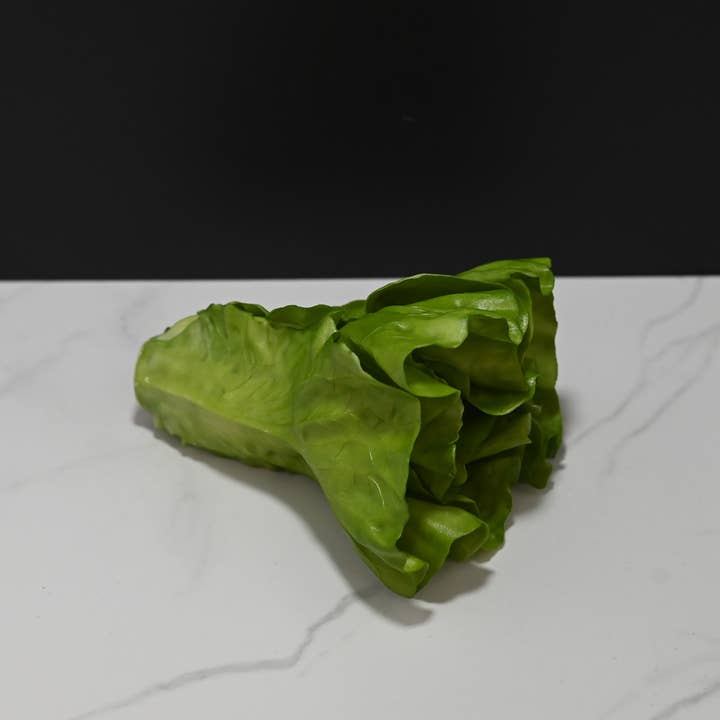 Just Dough It! Fake Foods - Wholesale Decorative Tabletop Object - Realistic Faux Romaine Lettuce Decorative Tabletop Object1