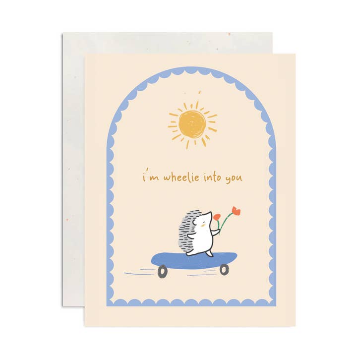 Wheelie Card for wholesale by Tales of Eleanor