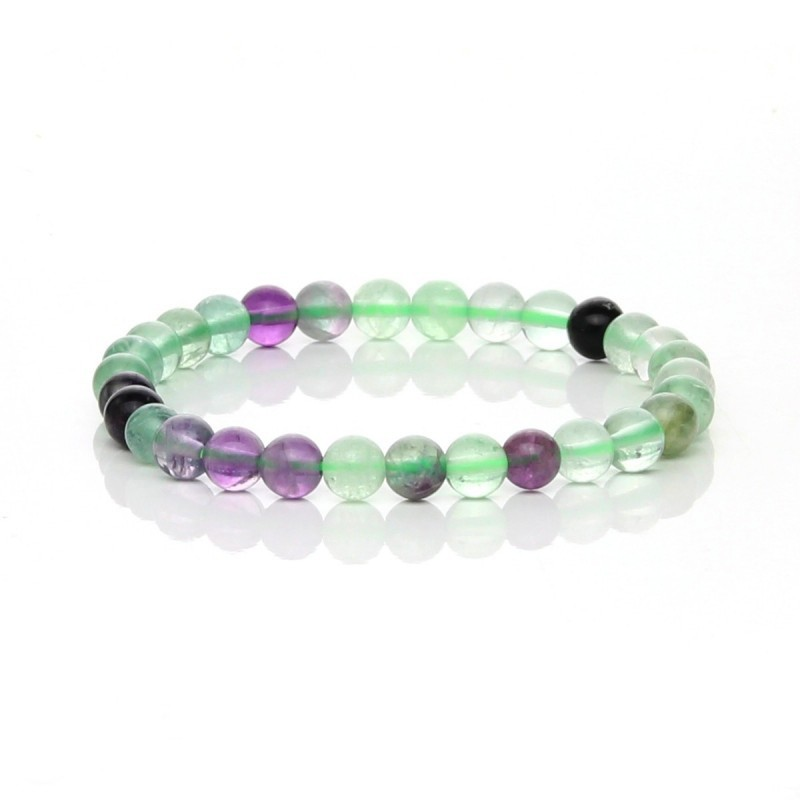 Ethike.eu – Engroshandel Perlearmbånd – Fluorit - Premium armbånd med 6 mm sten2