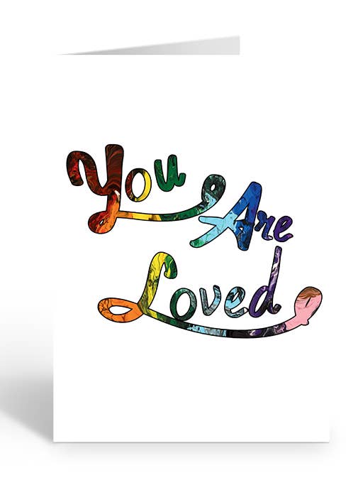 YOU ARE LOVED Greeting Card for wholesale by Two Brides Presents