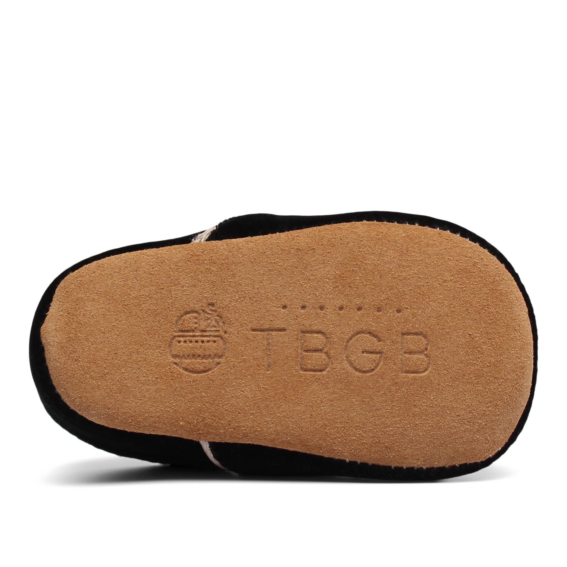 The Baby Gift Box - Wholesale Moccasins - Kids - TBGB Black Velvet Baby Moccasin2