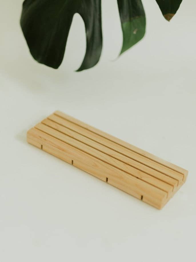 XL Cedar Soap Tray | Zero Waste Handmade Soap Dish for wholesale by Zero Waste MVMT
