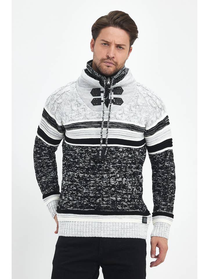 JU GROUP - Wholesale Knit Sweater - Men's - 51175 CLUB JU MEN'S SWEATER