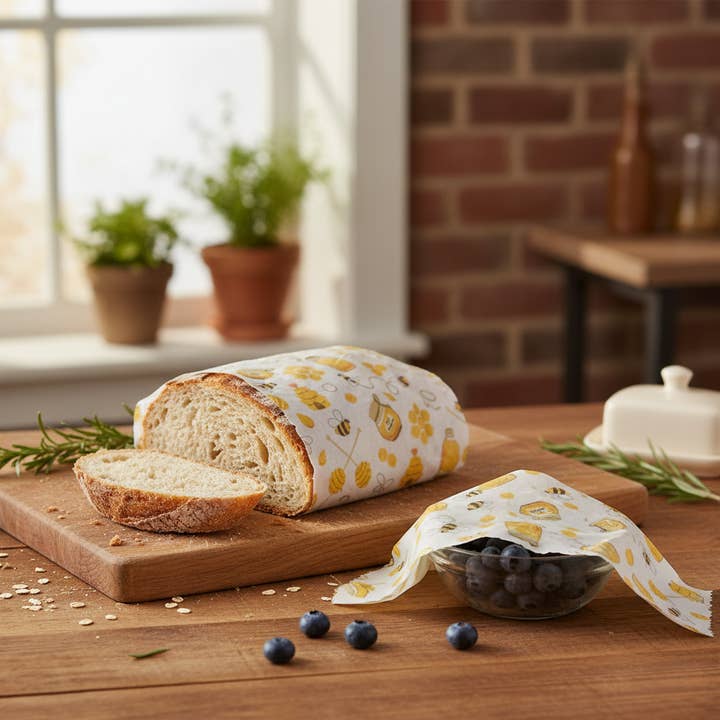 Rolo de Cera de Abelha para Alimentos – Sem Plástico e Personalizável | Corte no Tamanho Desejado por atacado de Eco Haven