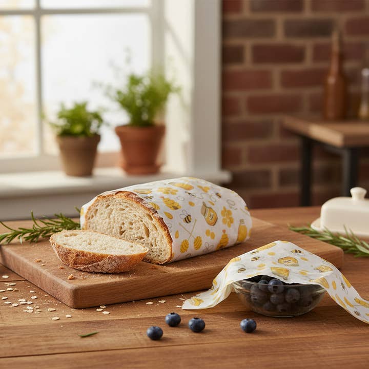 Beeswax Food Roll – Plastic-Free & Customizable | Cut Your Own Size for wholesale by Eco Haven