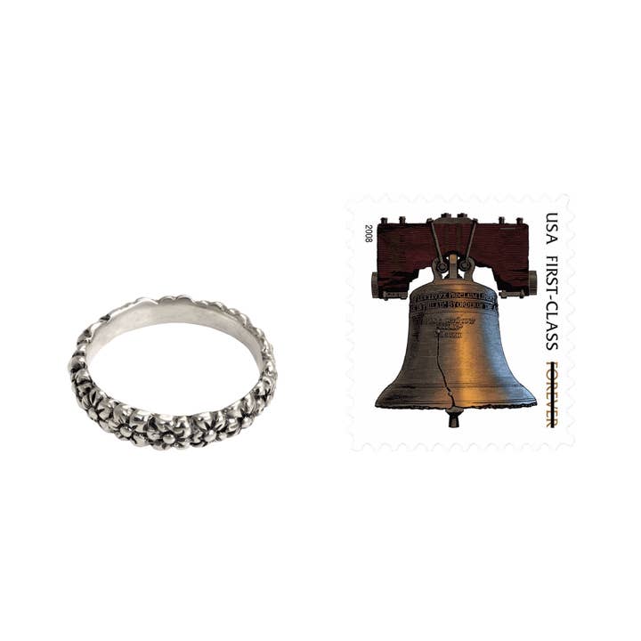 NOVICA - Wholesale Band/Stacked Ring - NOVICA Silver Garland Sterling silver flower ring3