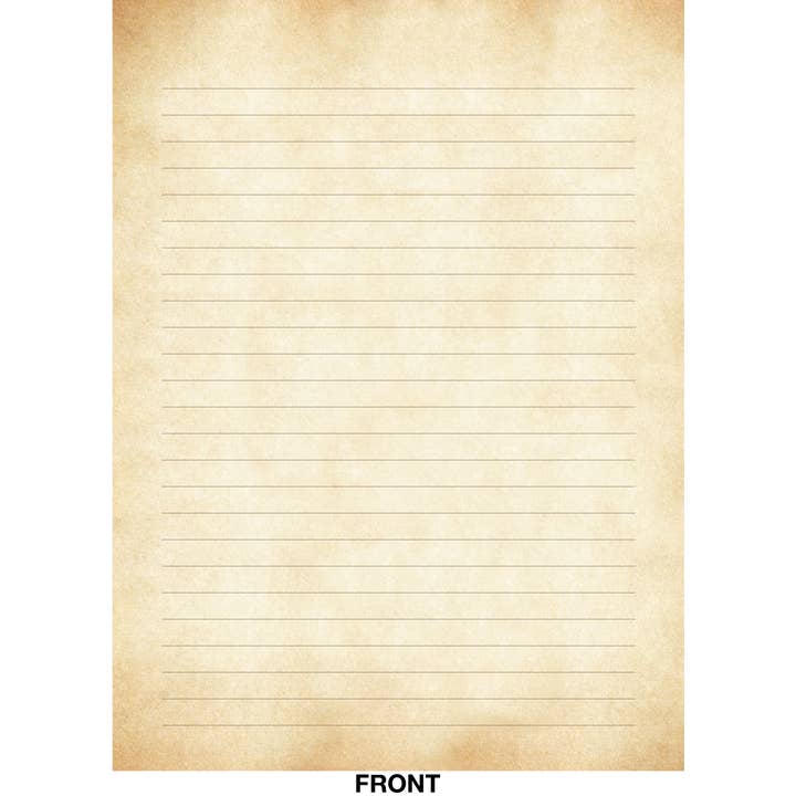 Peter Pauper Press - Wholesale Stationery/Notecard Set - Vintage Parchment Lined Stationery