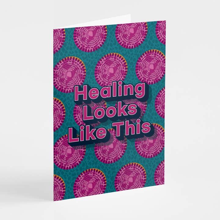 Healing Looks Like This - Greeting Card for wholesale by Shaven Raven Designs