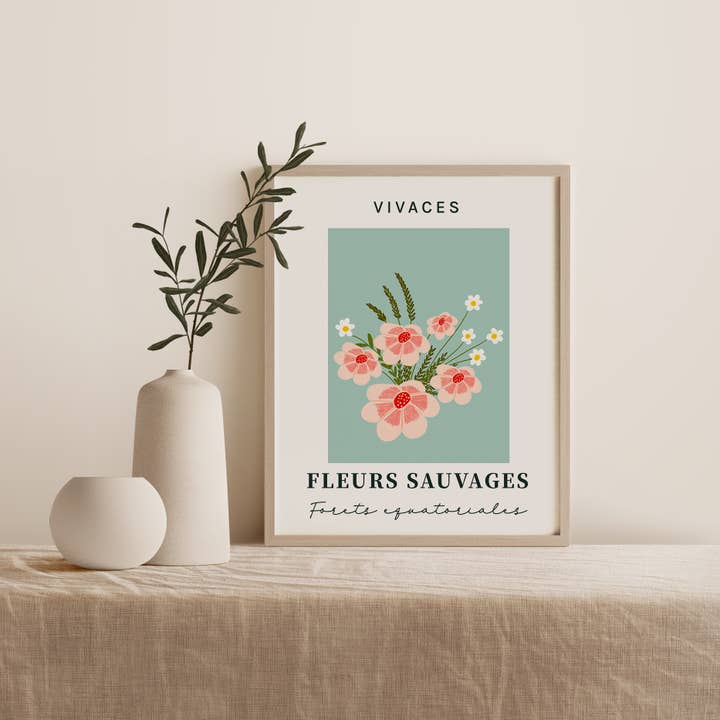 Graphijoy - Wholesale Poster - Wild flowers floral poster2