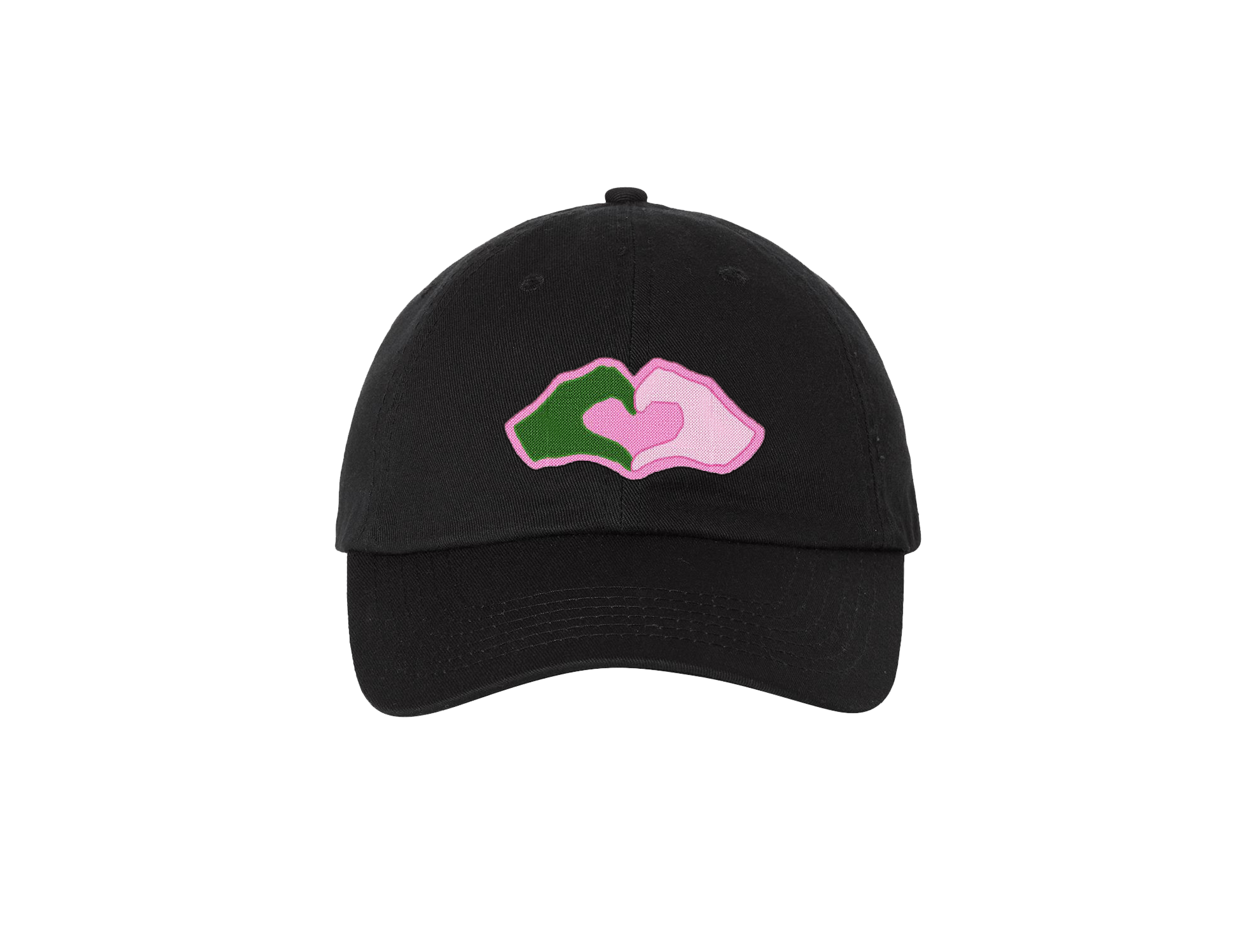 Calm Down Caren - Vente Casquette de baseball – unisexe - Casquette de papa brodée Wicked Heart Hands Emoji Glinda Elphaba0