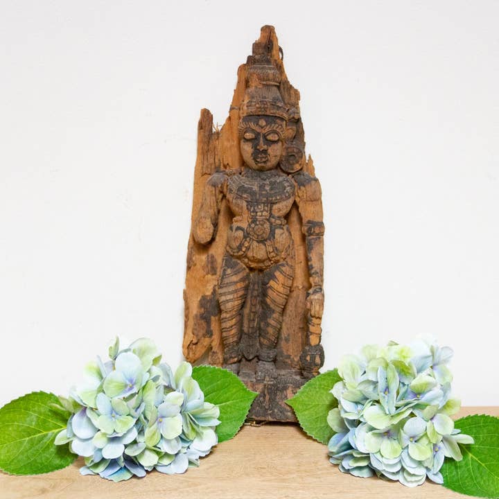18th Century Carved Indian Statue for wholesale by De-cor
