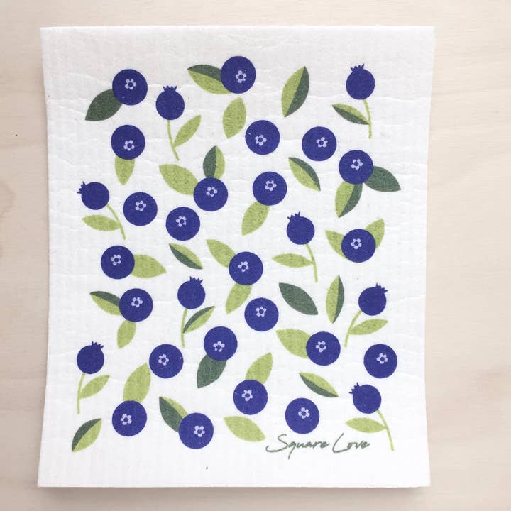 Blueberry Swedish Vaatdoek voor wholesale door Square Love