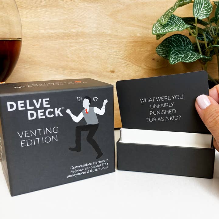 Boredwalk – wholesale Card game – Delve Deck Conversation Cards - Venting Edition