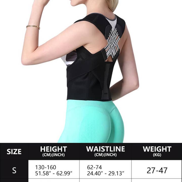 VIGOR - Wholesale Fitnessapparatuur - Houdingscorrector voor rug-, schouder- en rugondersteuning voor dames en heren25