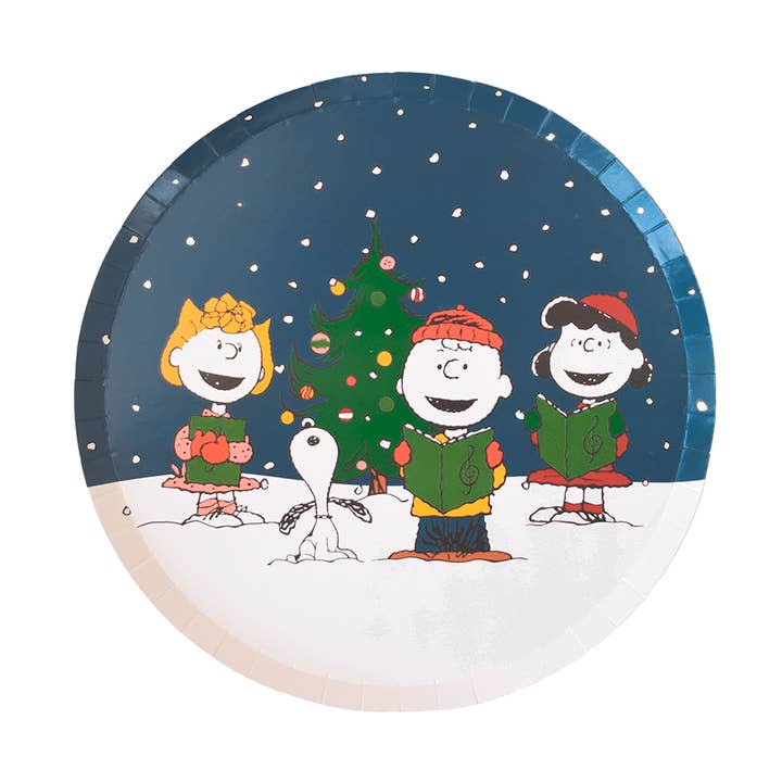 Peanuts Classic Christmas Dessert Plates for wholesale by Jollity & Co. + Daydream Society