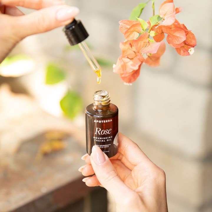 Apoterra – Engroshandel Ansigtsolie – Rose Nærende Facial Oil3