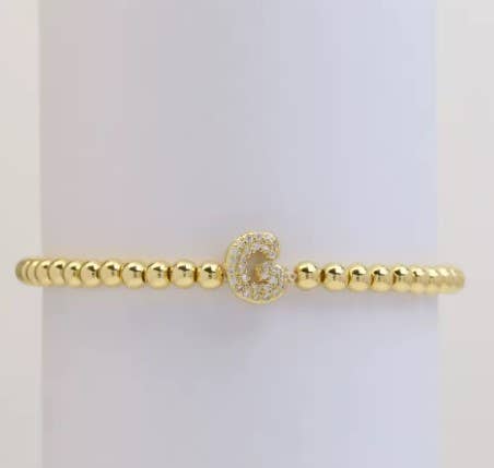 Malibu Sugar – Conjunto de joias por atacado – Pulseiras com Contas Douradas com Iniciais Perfeitas para o Natal!!5