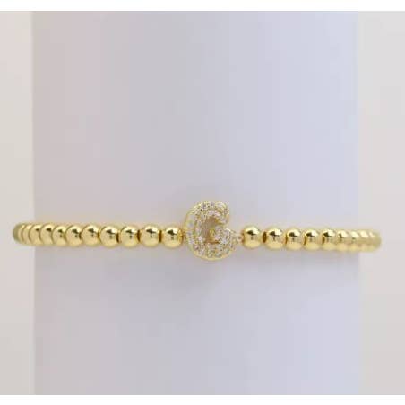 Malibu Sugar – Conjunto de joias por atacado – Pulseiras com Contas Douradas com Iniciais Perfeitas para o Natal!!5