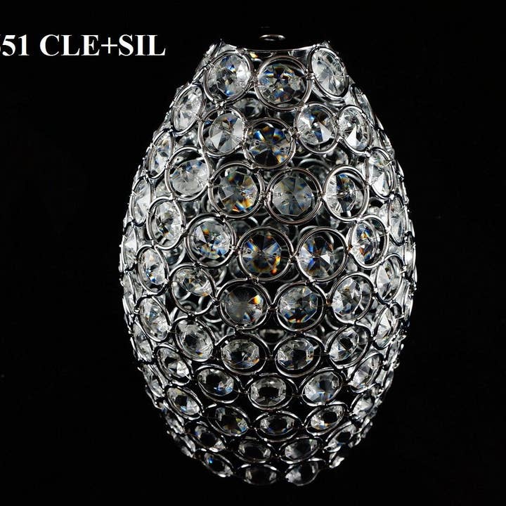 9.85" Beaded Chandelier Crystal Lamp Shade for wholesale by Decor N Beyond