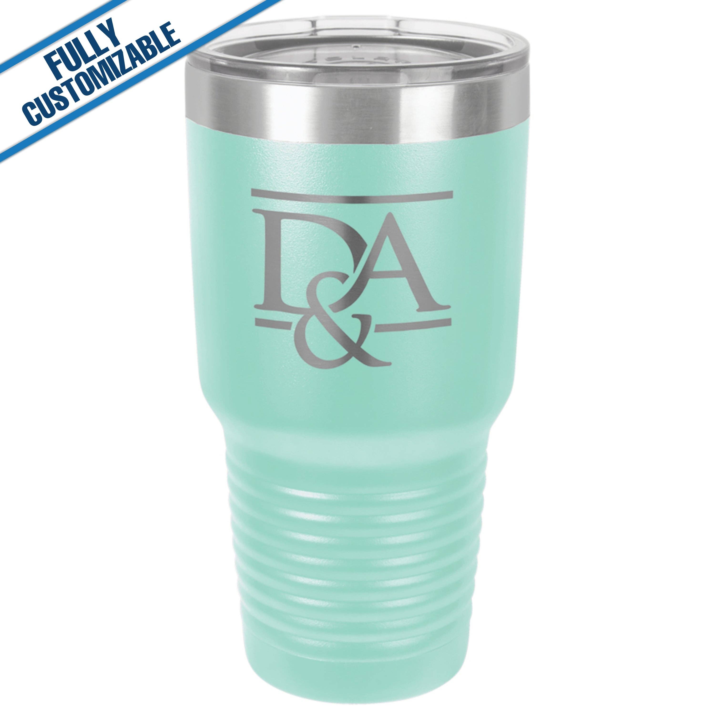 GiftWorksPlus - Wholesale Insulated Mug/Tumbler - 30oz. Engraved Tumbler with Flip Lid - Fully Customizable5