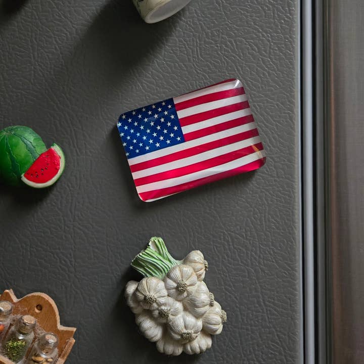 USA Flag Rød Hvidblå Patriotiske amerikanske køleskabsmagneter for engroshandel hos Fiona Accessories