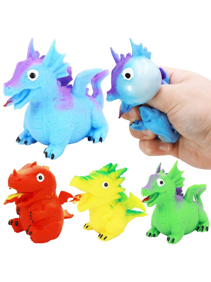 Dragon Jiggly Slime Filled Squishy - 12 Pcs / No Box for wholesale by Cap Zone